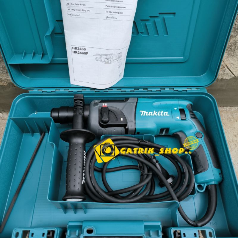 Makita HR2460 Rotary Hammer Makita HR 2460 Bor SDS Hammer Drill Bor Beton