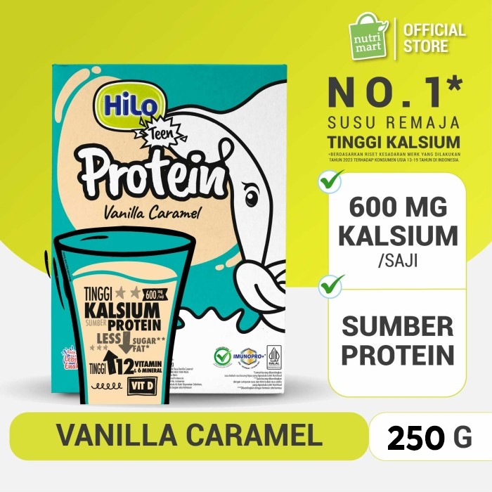 

HILO TEEN SUSU PERTUMBUHAN USIA 12-19 TAHUN RASA VANILA CARAMEL 250 GRAM