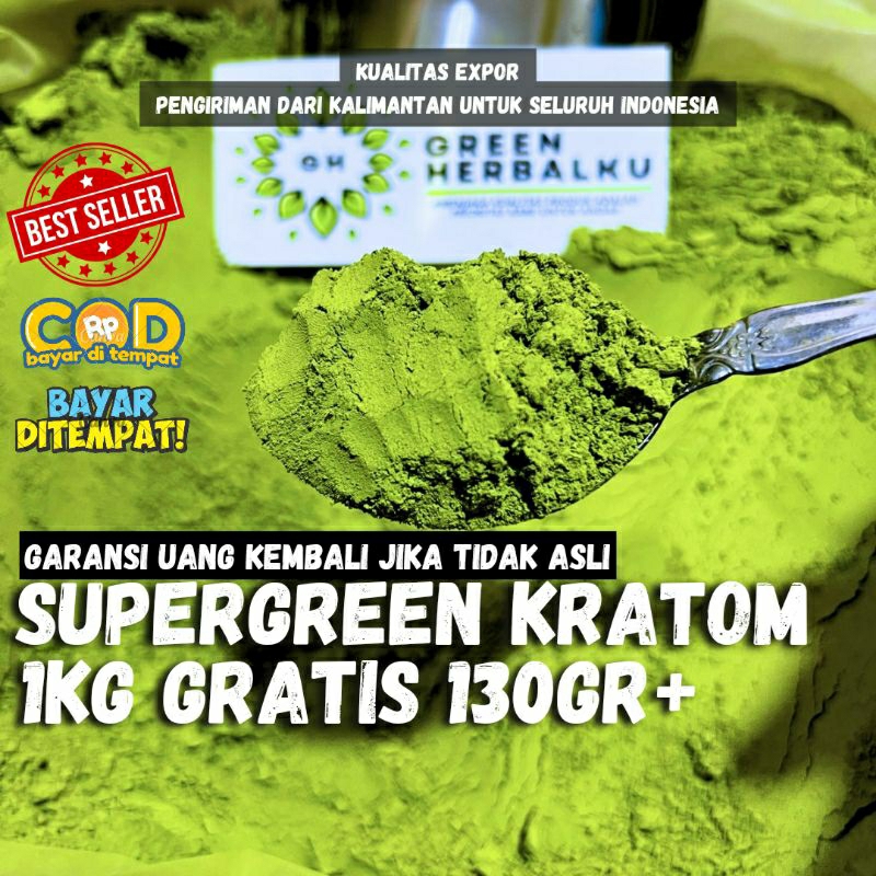 

[1KG GRATIS 130GRAM] Bubuk Nano Super Hijau Daun Hijau Bubuk Hijau Asli Kalimantan