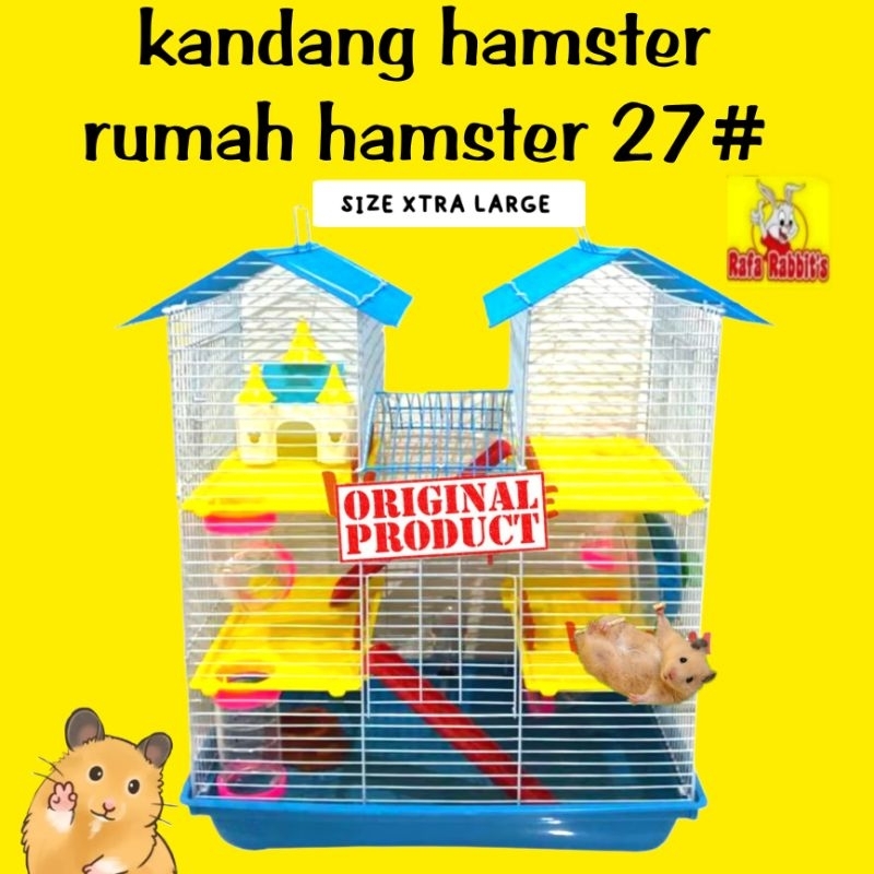 Kandang hamster besar/ apartemen hamster/kandang hamster big Kandang Hamster 27# Sweet / Size Jumbo