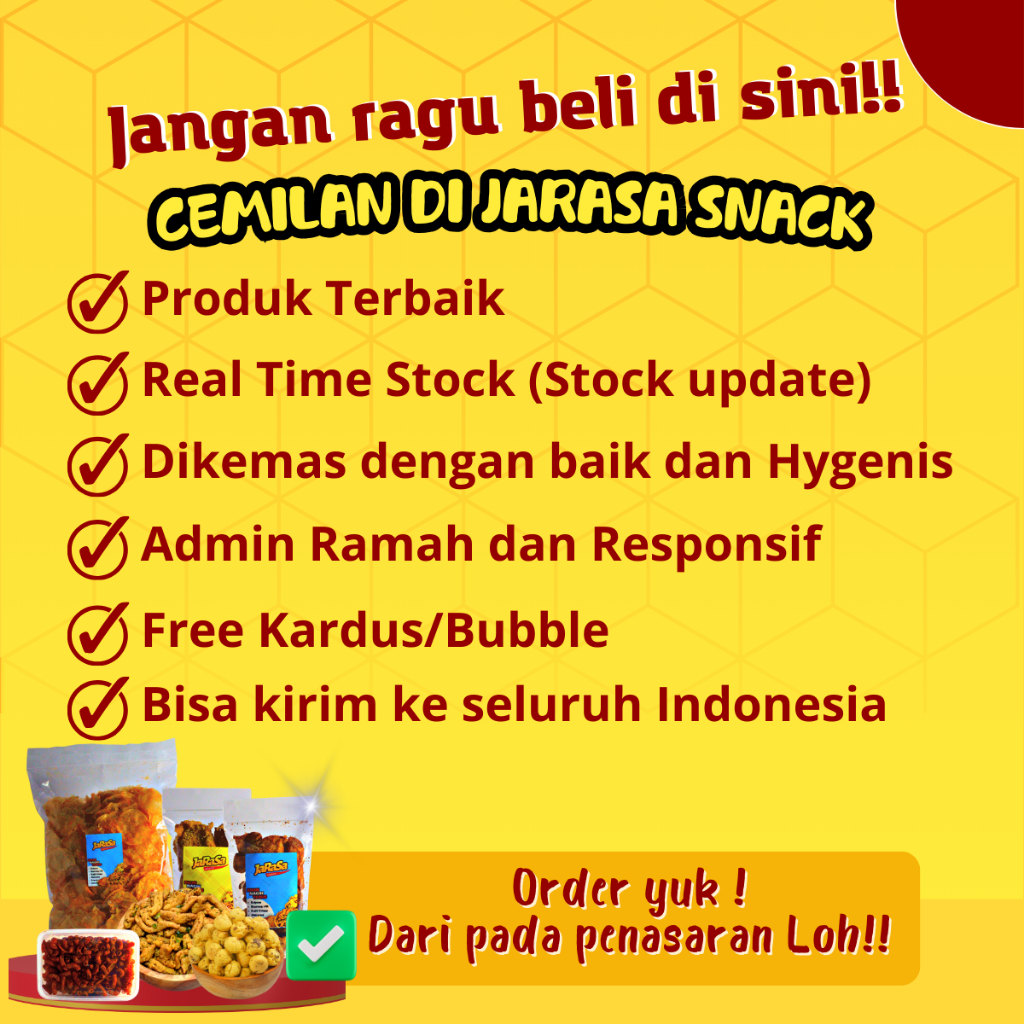 

Piscoklegit_ Emping Jagung Geprek Original 1Kg Cemilan Snack