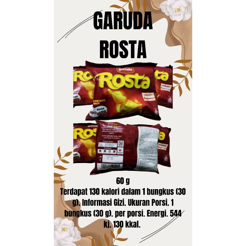 

GARUDA rosta rasa BBQ 60gr