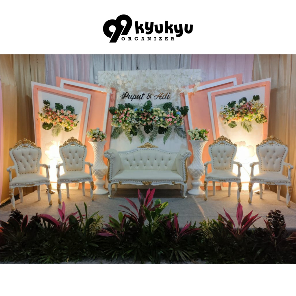 Sewa dekorasi pelaminan modern