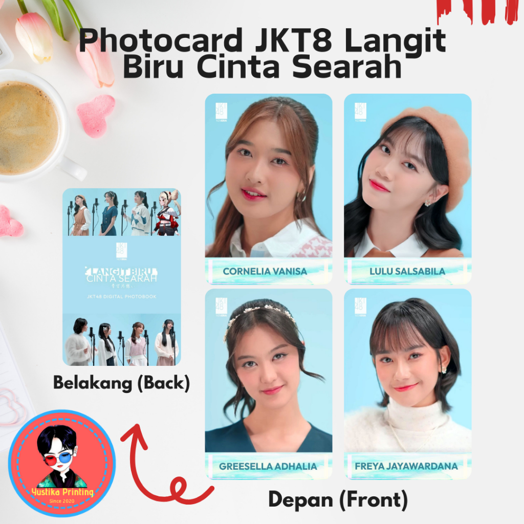 (SATUAN) Premium Photocard JKT48 Langit Biru Cinta Searah - FREE INNER SLEEVE