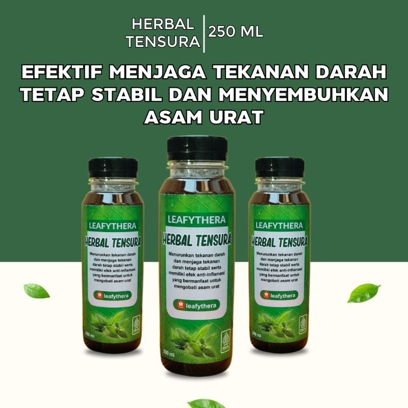 

Herbal Tensura 250ml Efektif Menurunkan Tekanan Darah Stabilkan Asam Urat