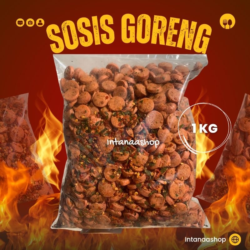 

KERIPIK SOSIS GORENG 1 KG SORENG PEDAS DAUN JERUK