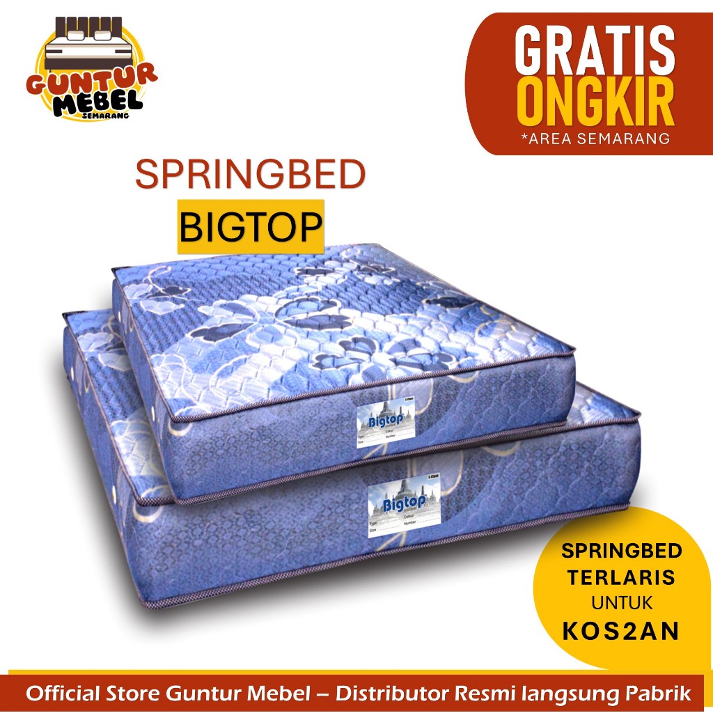 PROMO Springbed matras Bigtop by Bigland 90 100 120 140 160 180 guntur mebel semarang