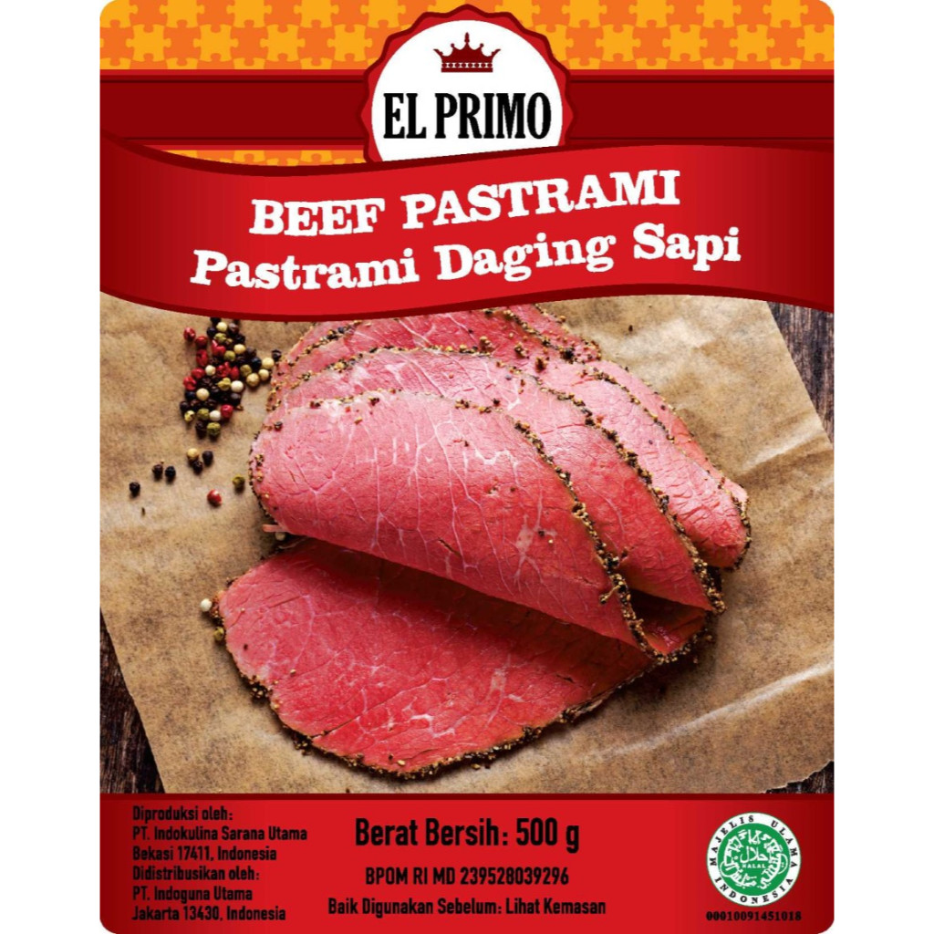 

Beef Pastrami El Primo500gr