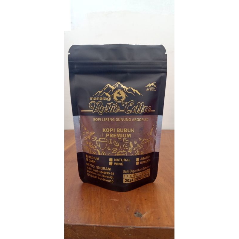 

MANALAGI Bubuk Kopi Premium Robusta 50g