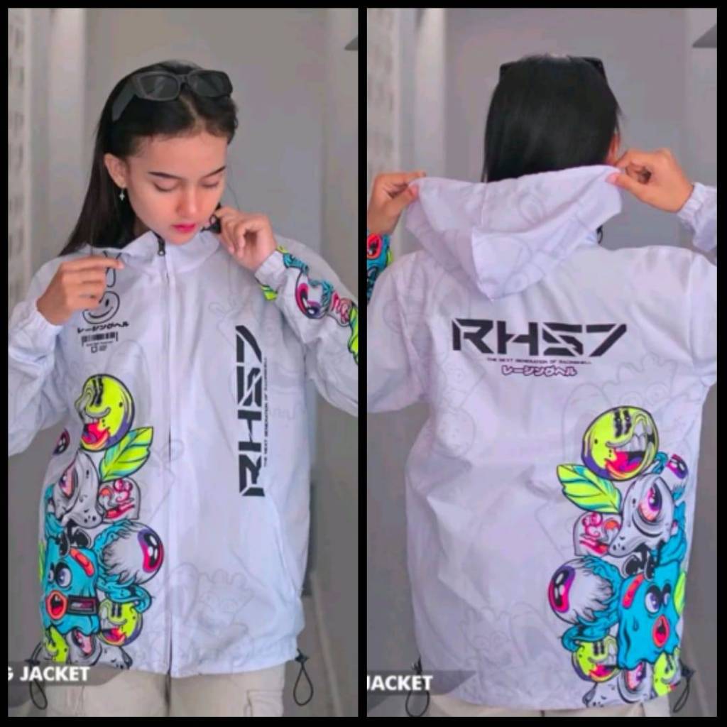 JAKET RACING HELL/JAKET RH57 PUTIH/JAKET RH57 PRINTING/JAKET RACING HELL/JAKET RH57 TERBARU/JAKET RA