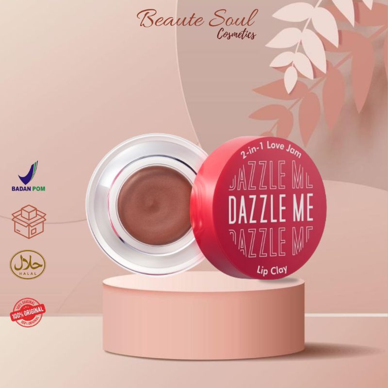 Dazzle Me 2 in 1 Love Jam Lip Clay | Lip Cream | Lip Matte | Lipstick | Lip Tint ~Beaute Soul ~
