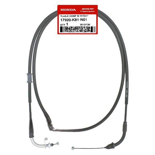 17920-K81-N01 Kabel Gas Honda Beat Fi Esp Halus 2015, Beat Esp 16 2016 sd 2019 Bagian B AHM ORI