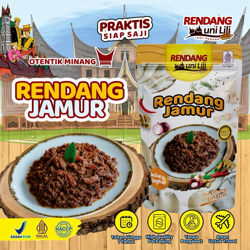 

Rendang Jamur Tiram Suwir by Rendang Uni Lili