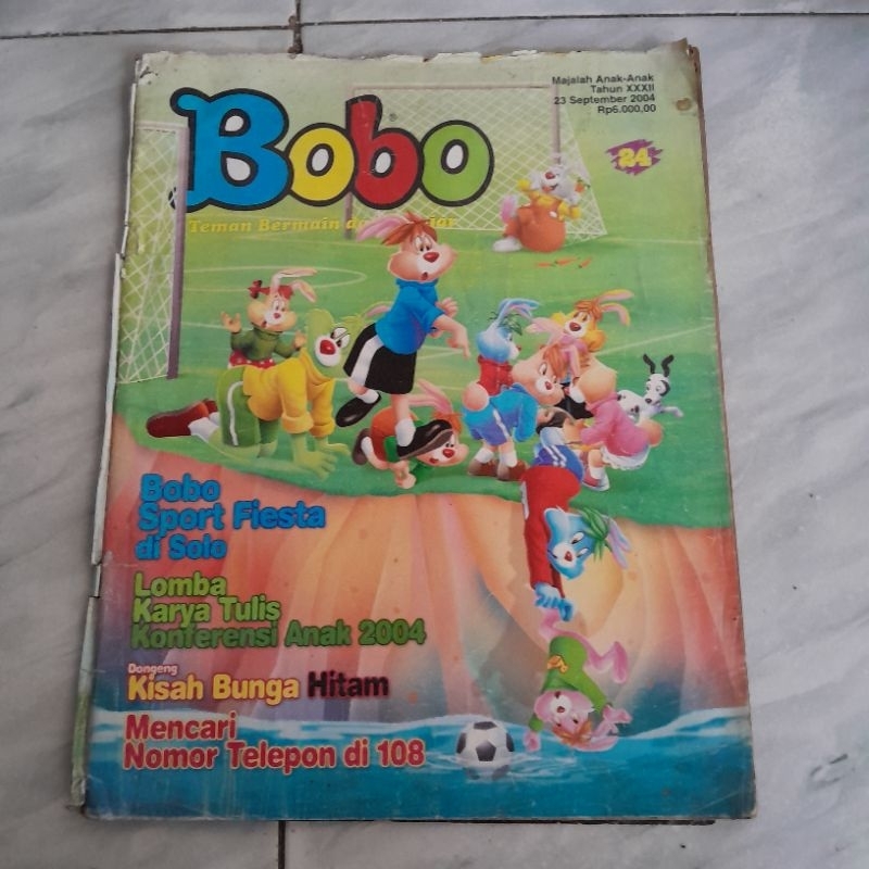 MAJALAH BOBO BEKAS TAHUN 2004