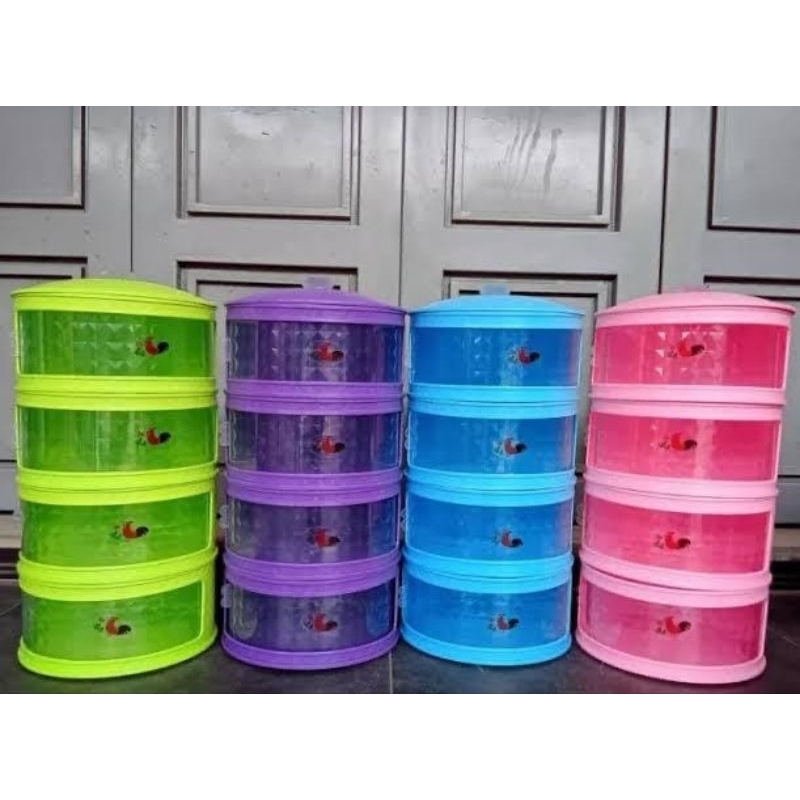 Rak Lauk Diamon 4 susun/ Rak Lauk Ayam Jago 4 Susun Penyimpan makanan