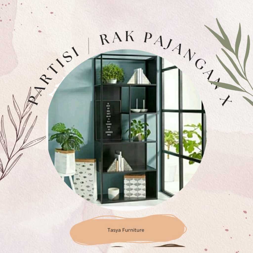Rak Pajangan Ruangan Industrial/Pembatas Ruangan Partisi