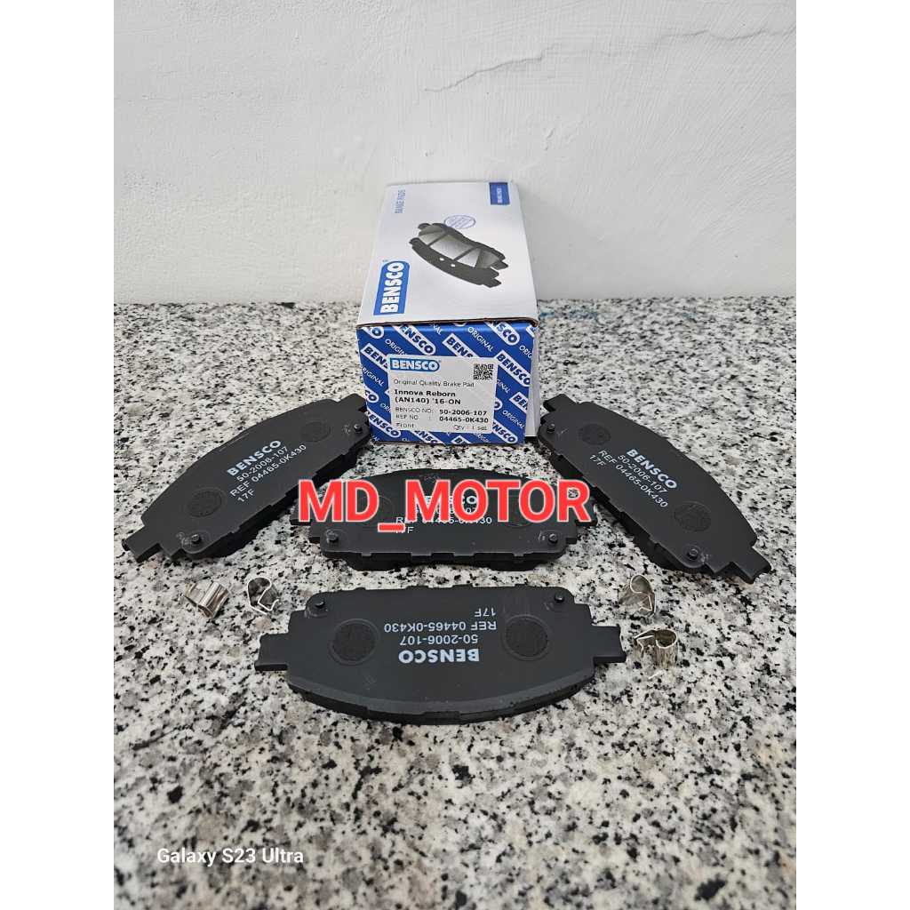 KAMPAS REM DEPAN INNOVA REBORN VENTURER HILUX VIGO BRAKE PAD DEPAN INNOVA REBORN KANVAS REM DEPAN IN