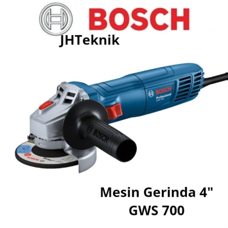 JHteknik Mesin Gerinda Tangan BOSCH GWS 700 ASLI ORIGINAL/BOSCH Mesin Grinda 4" GWS 700 ASLI ORIGINA