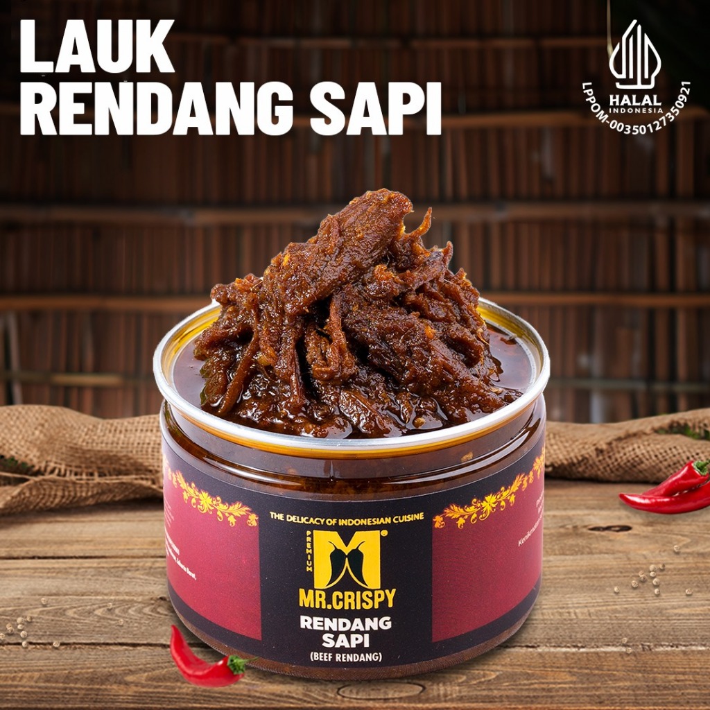 

Rendang Sapi Padang Suwir Mr.Crispy
