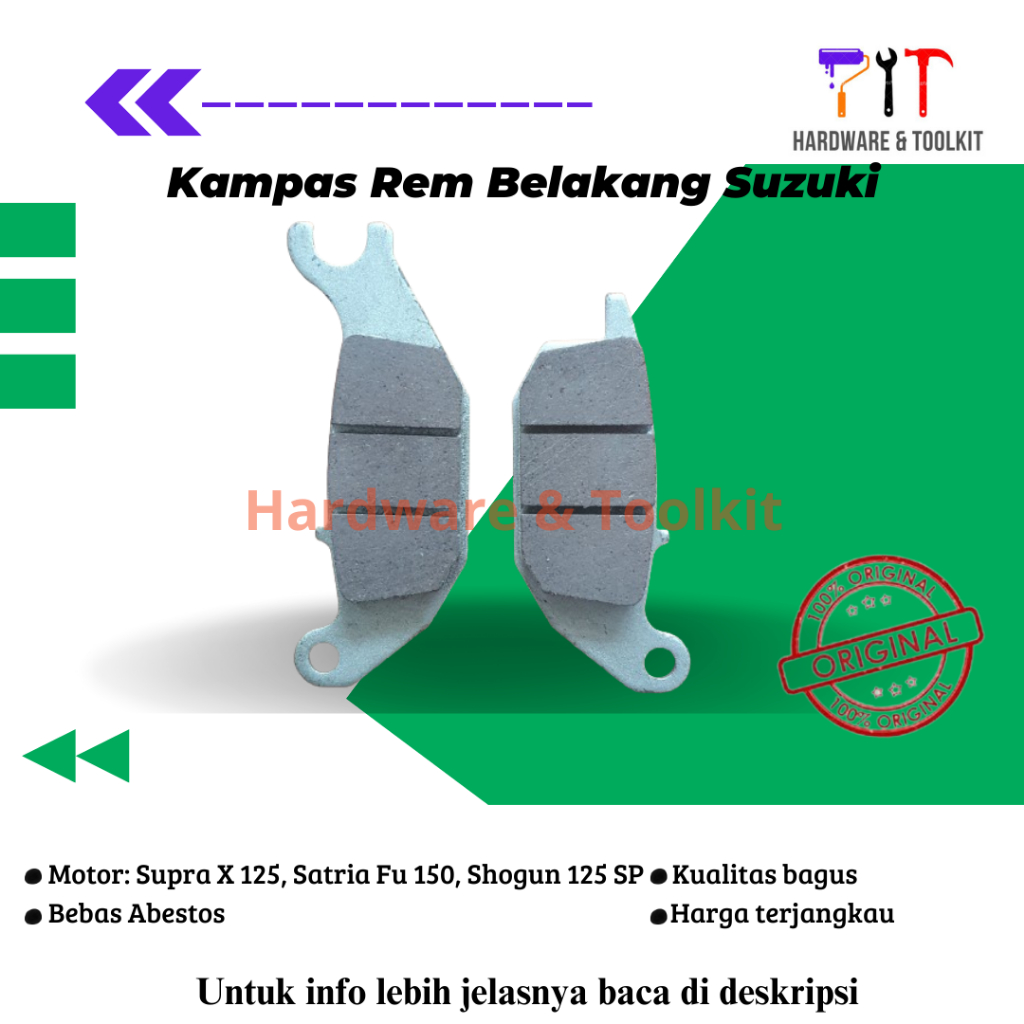 Dispad Belakang Satria Fu Kampas Rem Belakang Satria Fu