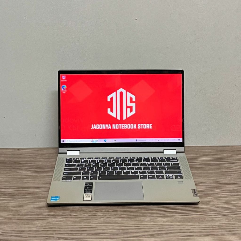 LENOVO IDEAPAD FLEX 5 Pentium Gold 7505 RAM 4GB SSD 256GB Layar 14 FHD Touch Flip 360°