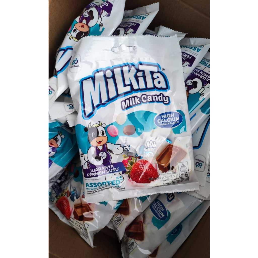 

Milkita Permen Susu Assorted Isi 40 pcs