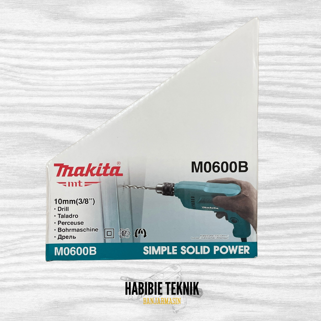 Makita M0600B 350W 10MM Driver Drill Mesin Bor Tangan Listrik