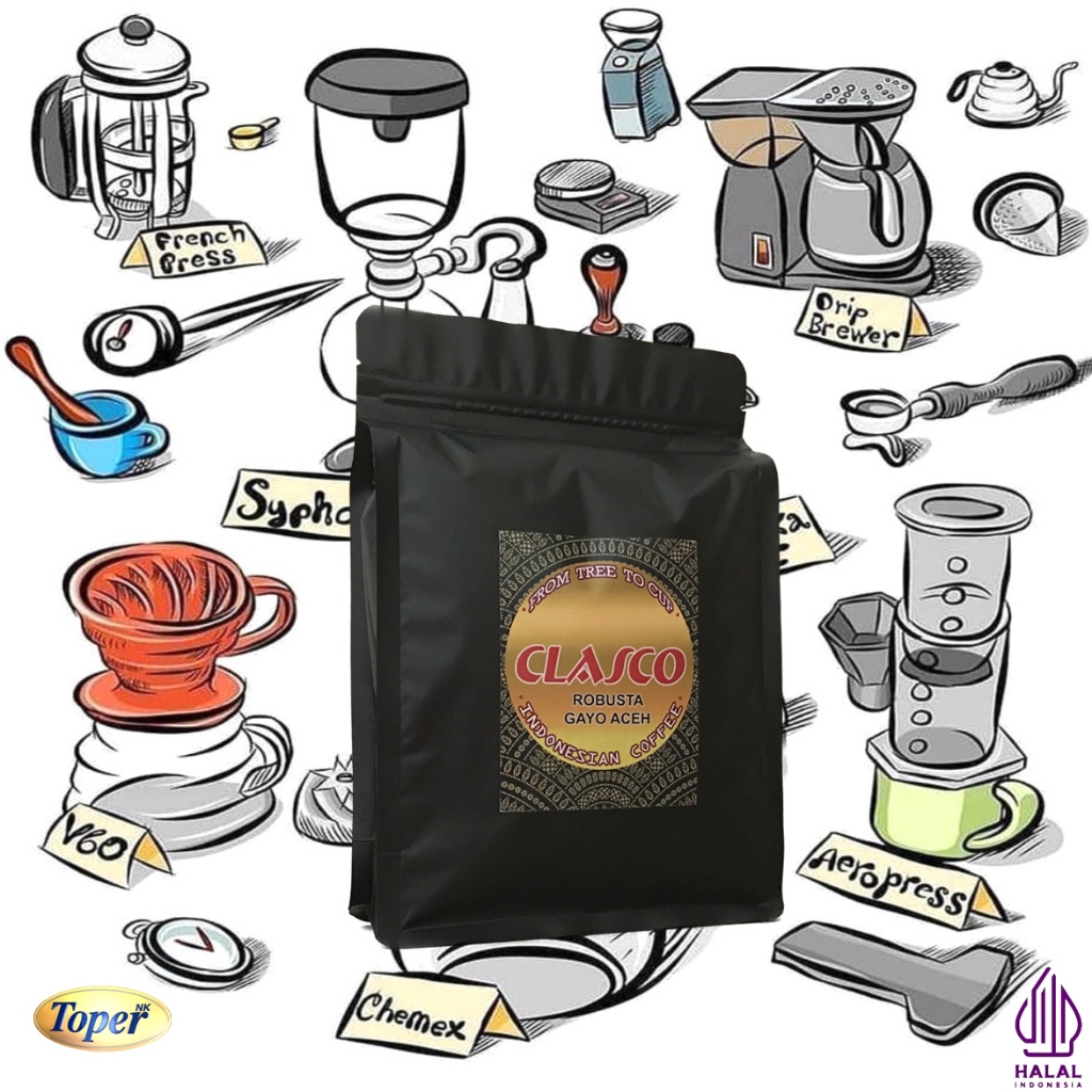 

1 Kg ROBUSTA GAYO ACEH DARK ROAST