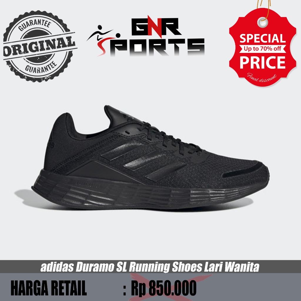 adidas Duramo SL Running Shoes Sepatu Lari Wanita [G58109] Original 100