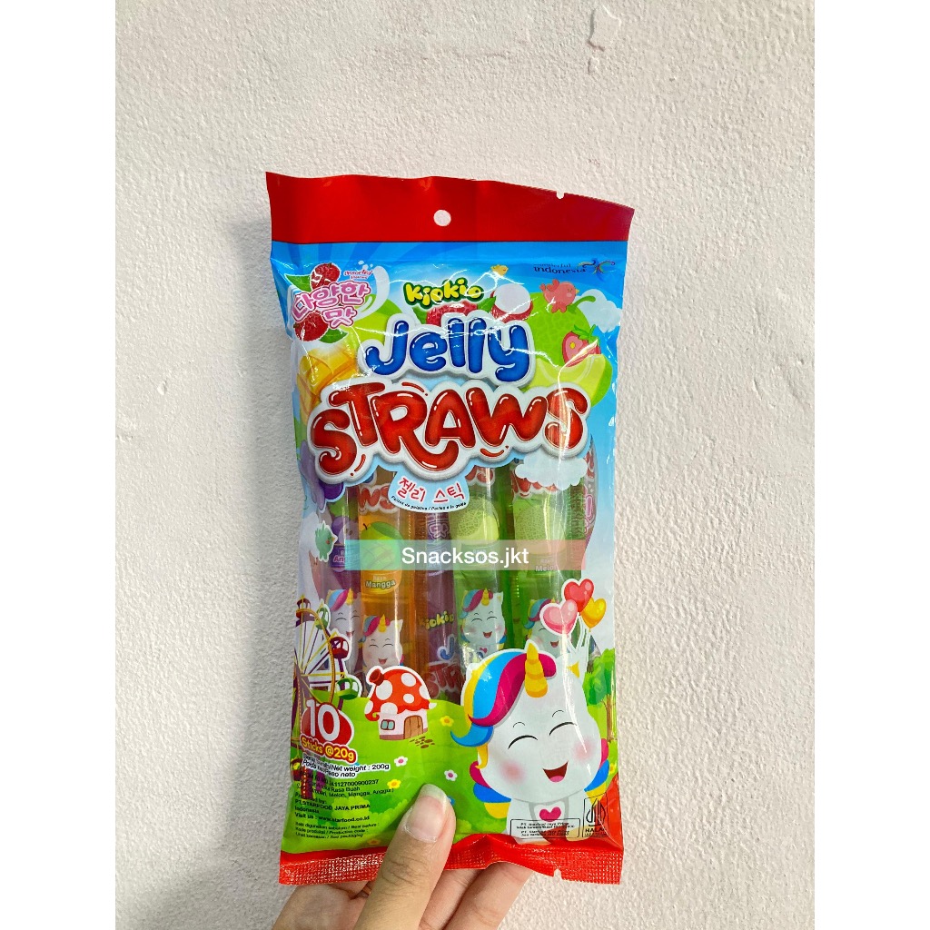 

KIOKIO JELLY STRAWS ANEKA RASA 10'S HALAL - GUMMY