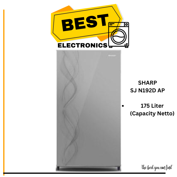 Kulkas 1 Pintu Sharp SJ N192D SJN192D AB AP AS SJ N192 192D SJN 192 Lemari Es 1Pintu Sharp Kulkas