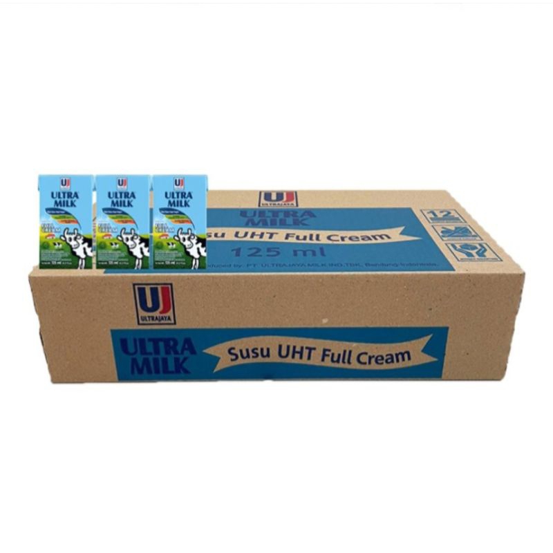 

Ultra Milk Susu UHT Full Cream Kotak 40 x 125 ml Karton
