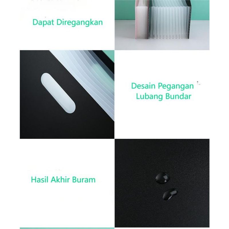 Standing File A4 File Folder Dokumen Rak File Dokumen Tas Dokumen File 13 Sekat