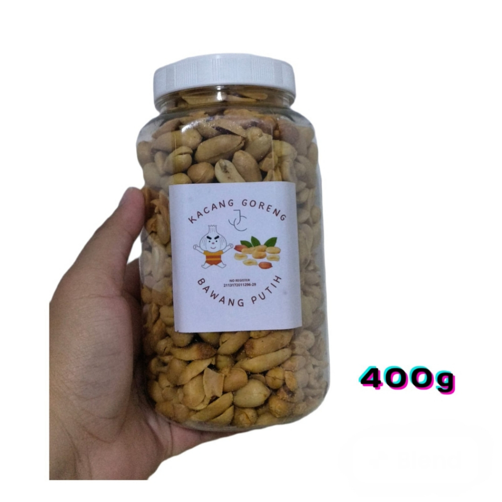 

Kacang Goreng Bawang Putih_JC,Netto: 400 Gram/Toples