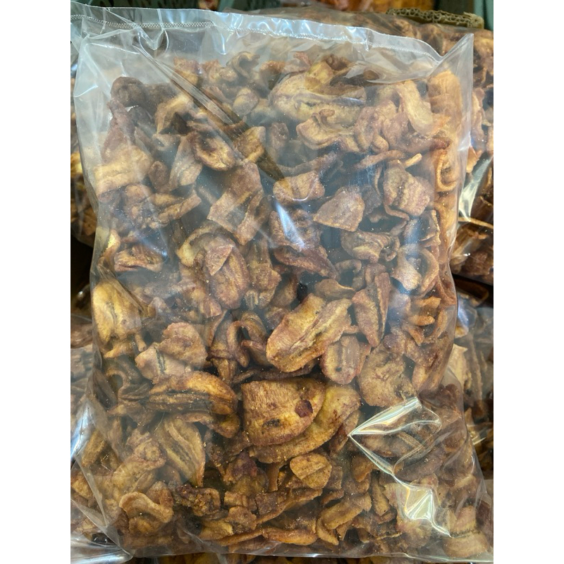 

Kripik sale pisang kering 1 KG GRATIS packing kardus Bubblewarp