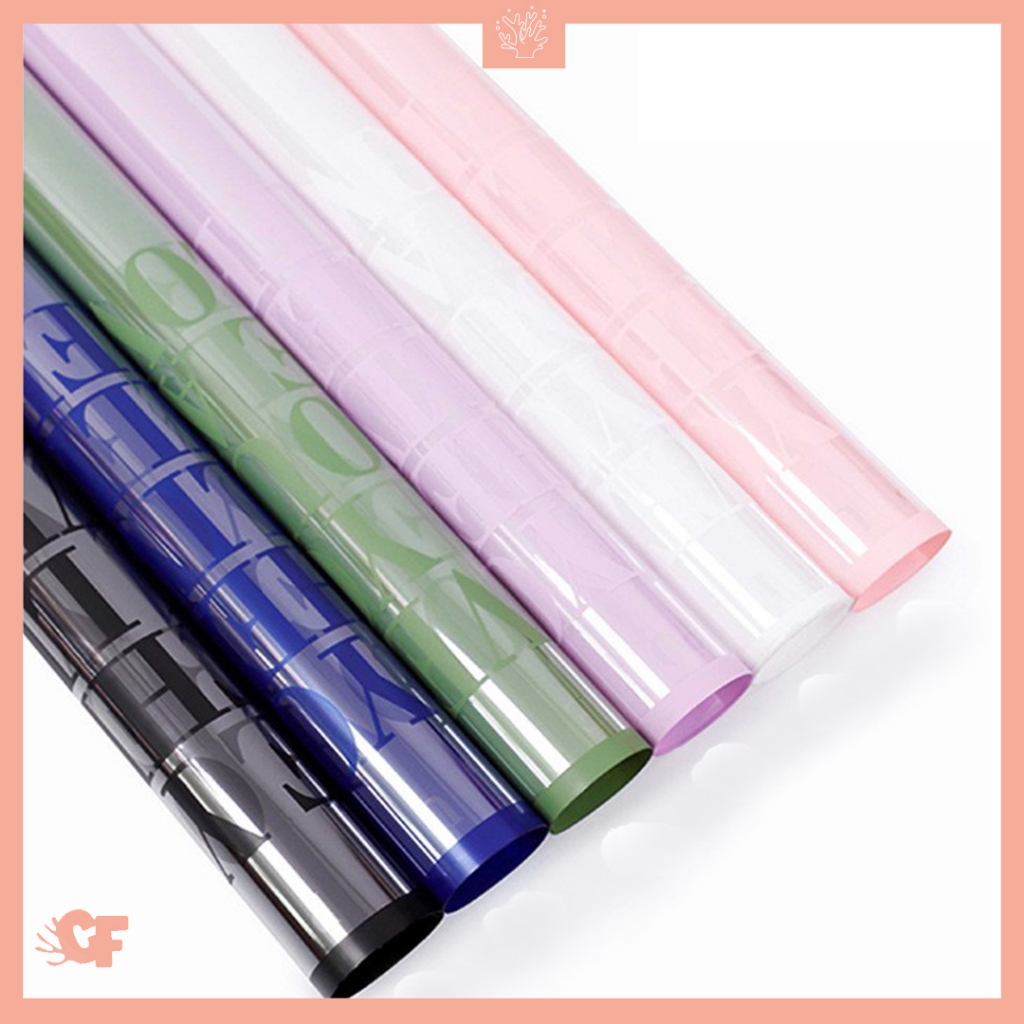 

20 LEMBAR Kertas Buket Bunga Quotes Transparan Flower Wrapping Paper Cellophane Transparan KB6124