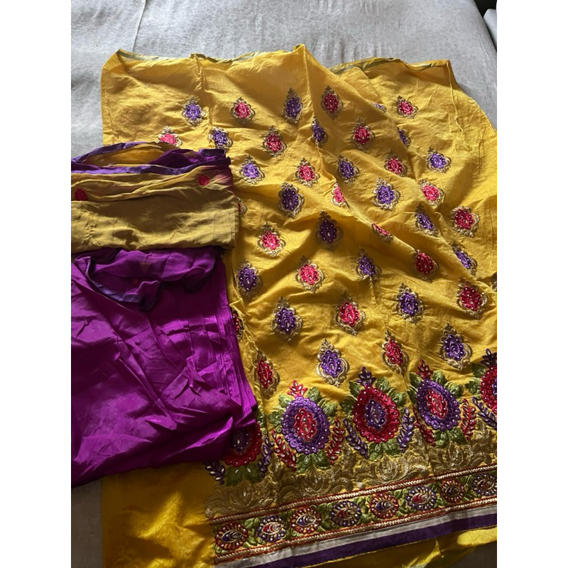 New Set Kain Sari India Asli