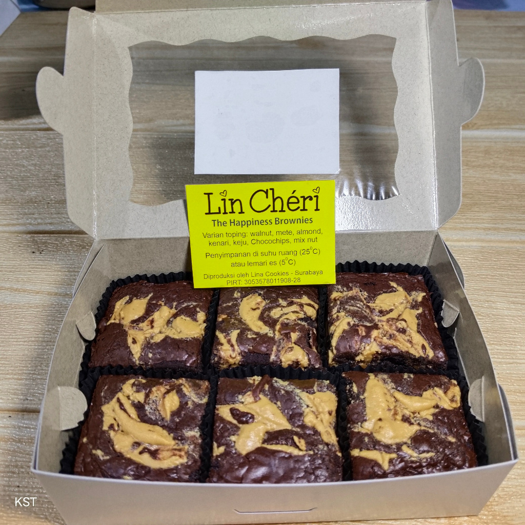 

PEANUT BUTTER BROWNIES – Lincheri Brownies & Cookies (15x10 cm)