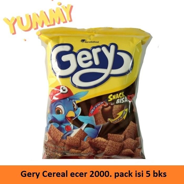 

gery snack cereal eceran 2000 | 1 pack isi 5 bks