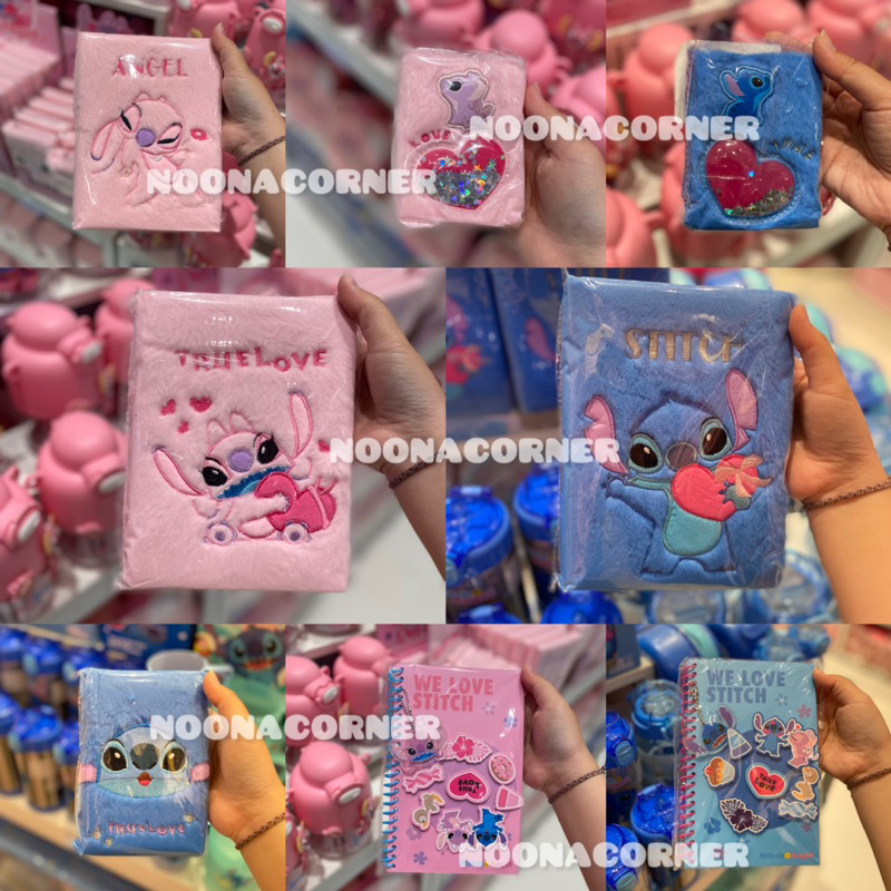 

Miniso x Disney ‼️ Plush Hardcover Book A6 Lilo STITCH & ANGEL Collections