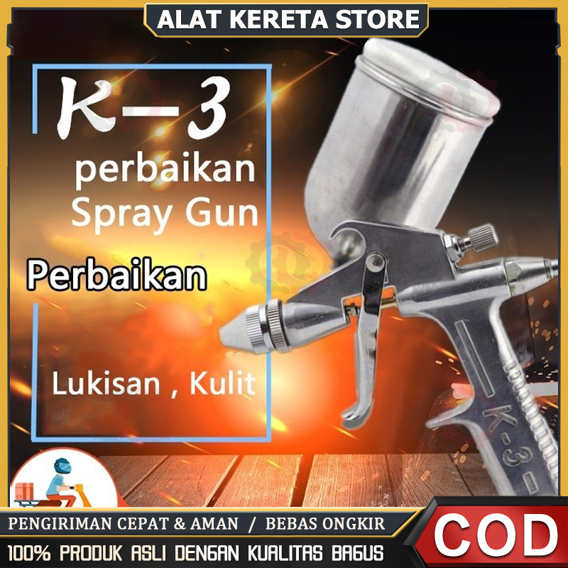 Spray Gun Auarita Gravity K3 Nozzle 0.5mm Semprotan Cat Airbrush