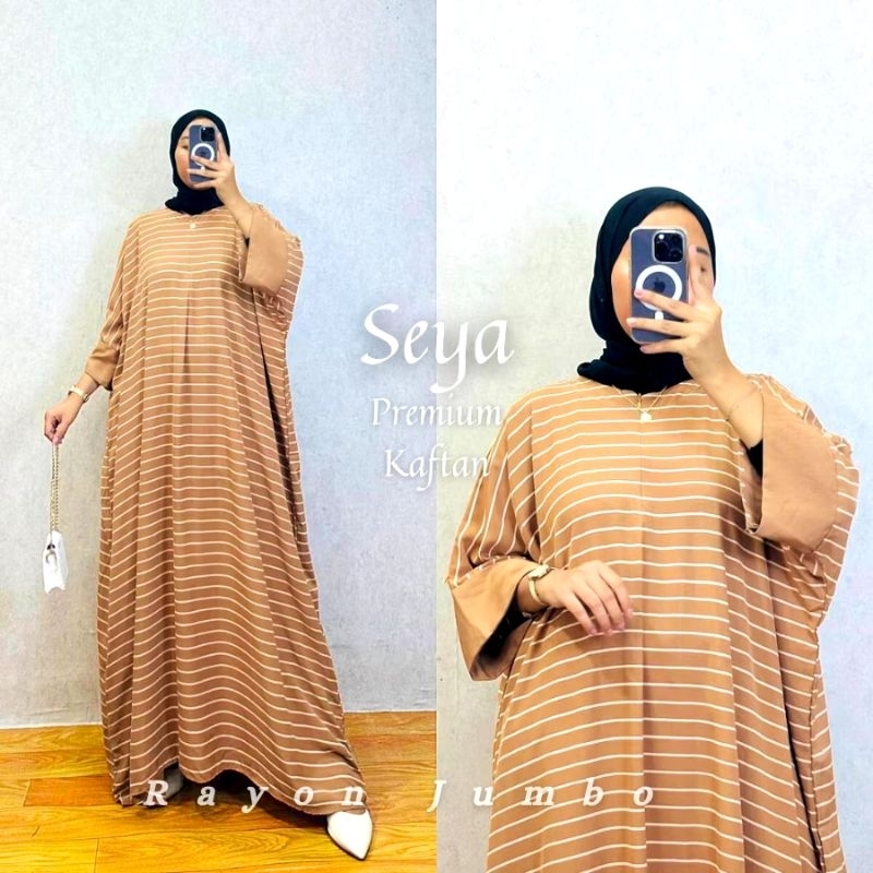 Kaftan/rayon Pekalongan/abaya jumbo/salur 