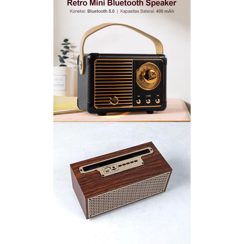 MINI BLUETOOTH SPEAKER RETRO RADIO