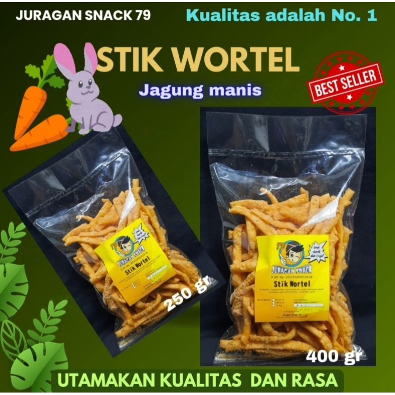 

stik wortel/keripik wortel/kripik/stik sayur/snack rasa jagung manis