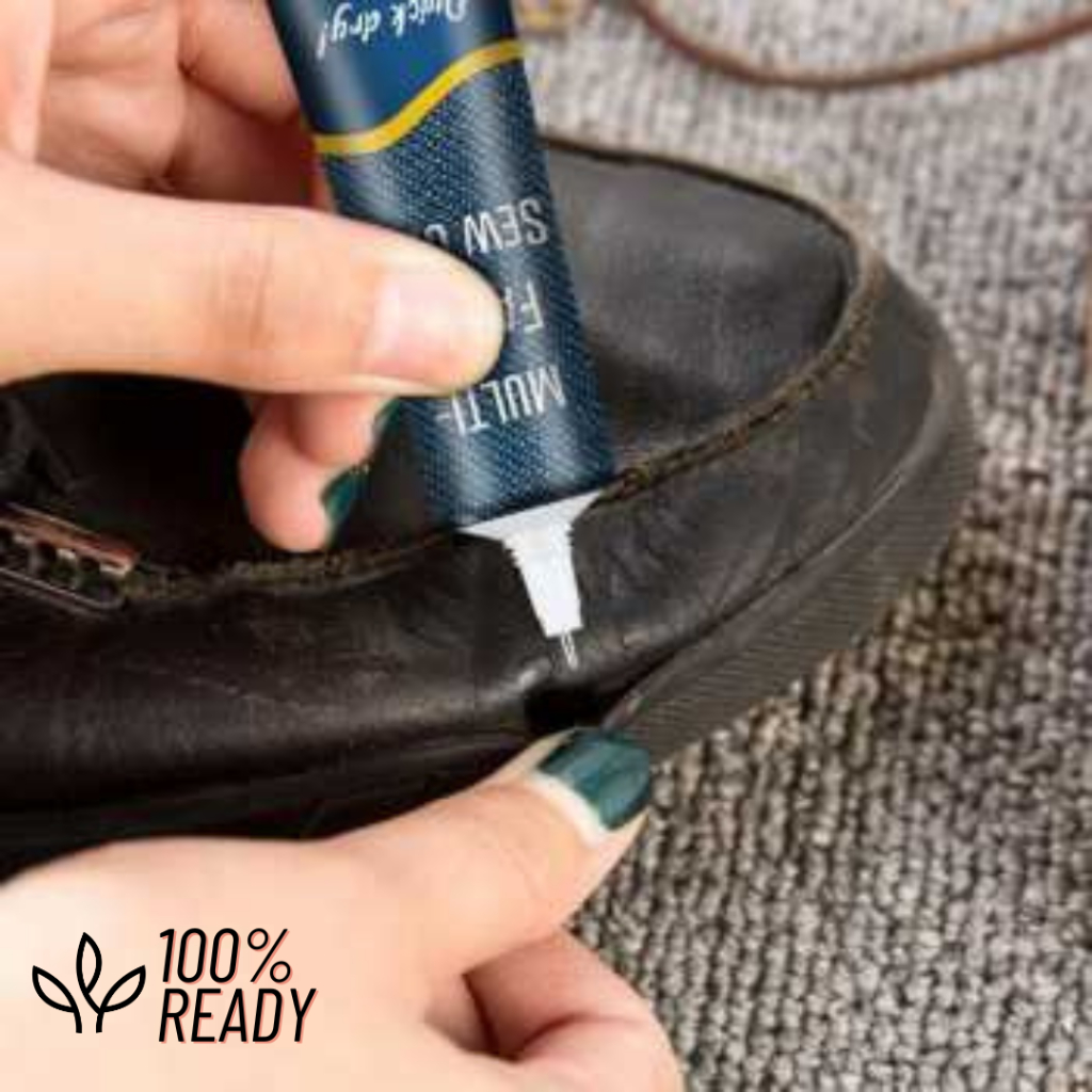 Cairan Liquid Lem Perekat Kain Kulit Sew Glue 50ml / Lem Perekat Khusus Kain Kulit Sew Glue Repair