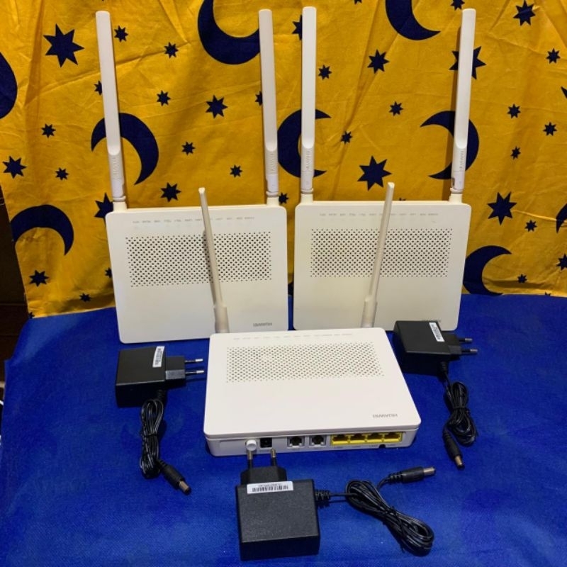 HUAWEI 5H HG8245H (Router & Adaptor) Fort Biru'Ijo GPON Terminal Wifi Single Band