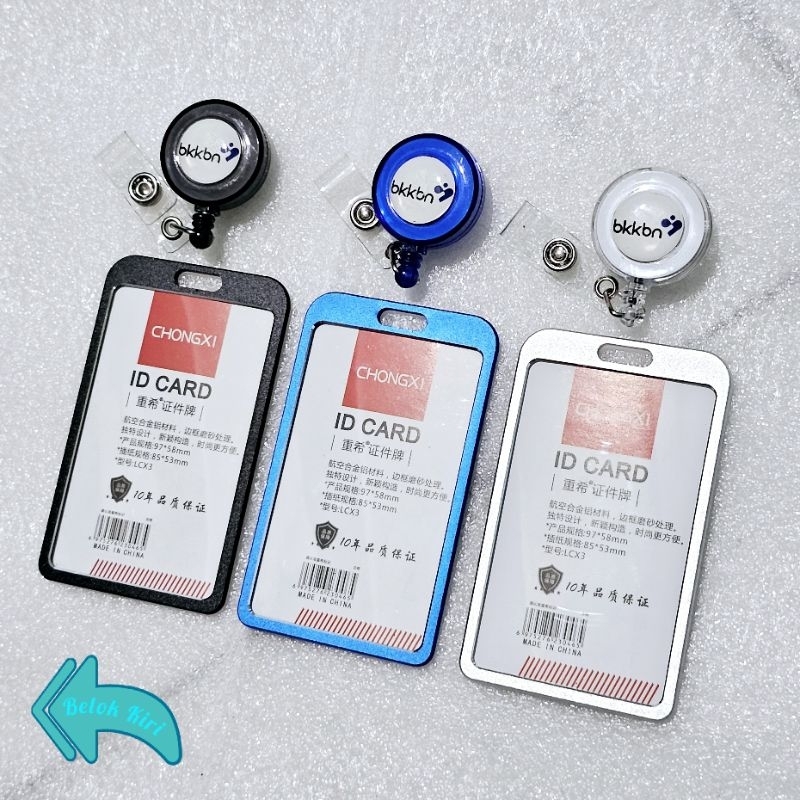 

Tempat Kartu Id Card Aluminium + Yoyo Logo Bkkbn