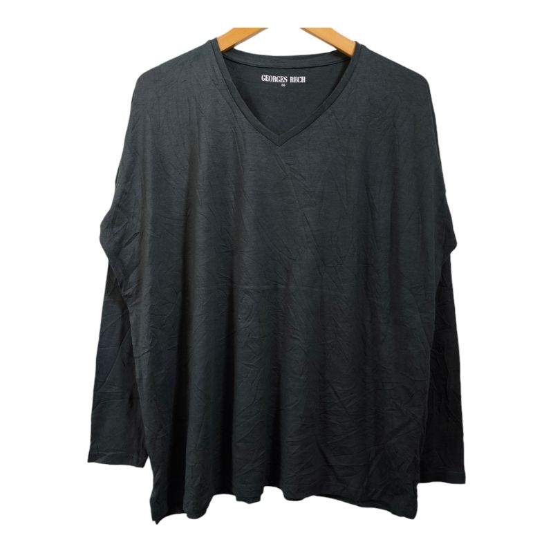Vneck t-shirt modal cotton blend Georges rech 66