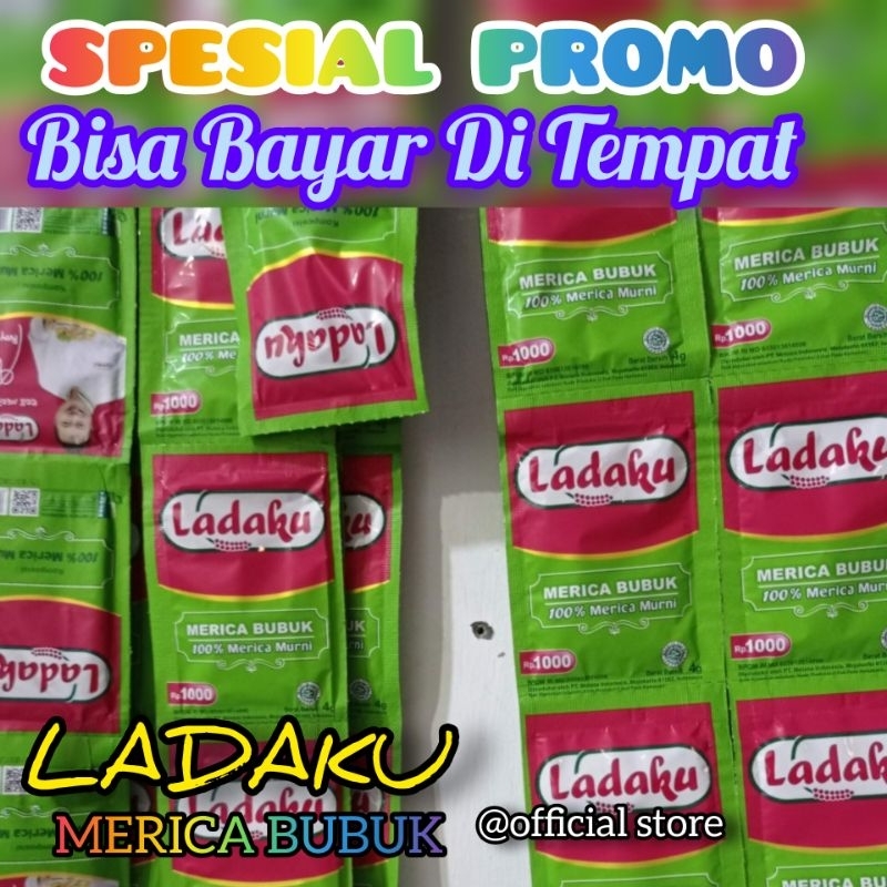 

LADAKU MERICA BUBUK 1 RENCENG ISI 12 SACHET