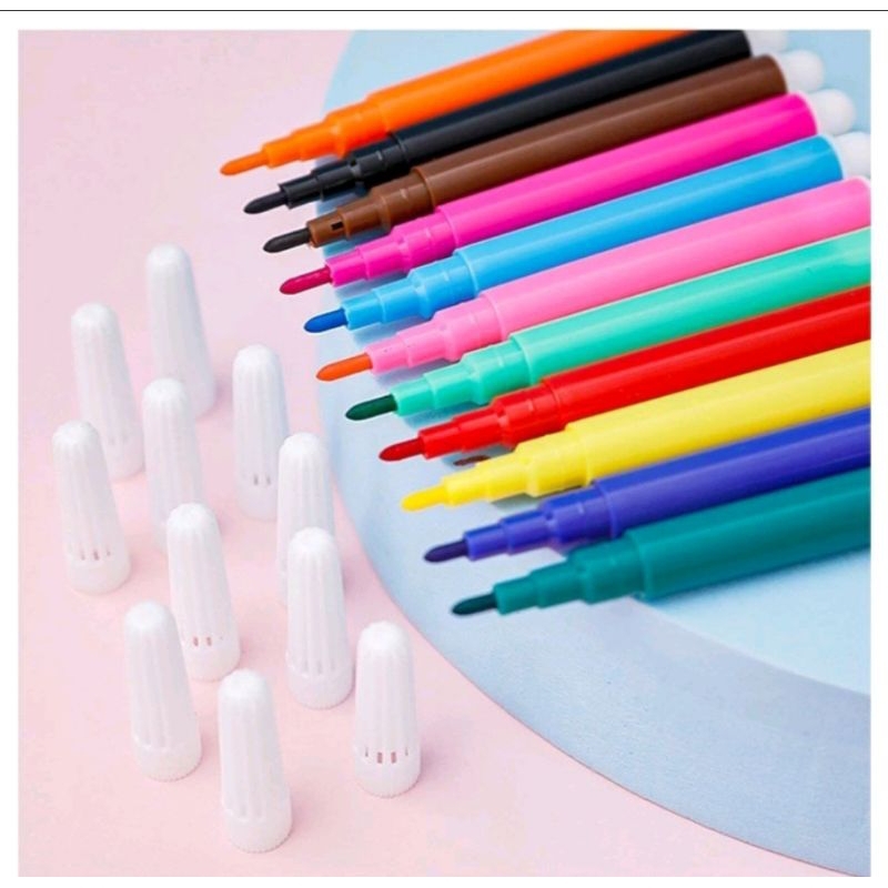 

Spidol Mini Warna Warni Spidol Gambar Mini Kecil Travel 6psc